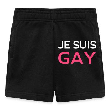 I am gay - Baby Shorts - black - Front