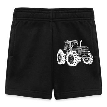 Fermier Icône du Tracteur - Short Bébé - noir - Devant