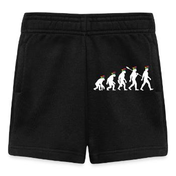 Homo Karnevalis | Evolution der Narren, Fastnacht - Baby Shorts - Schwarz - Vorne