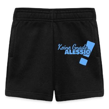 Alessio als Lustig - Baby Shorts - Schwarz - Vorne