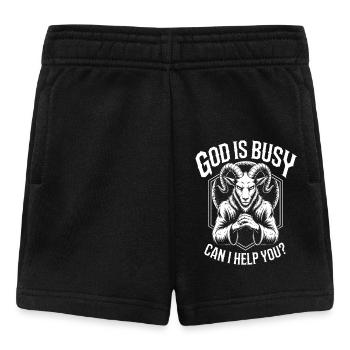 Chèvre Divine Occupée - Short Bébé - noir - Devant