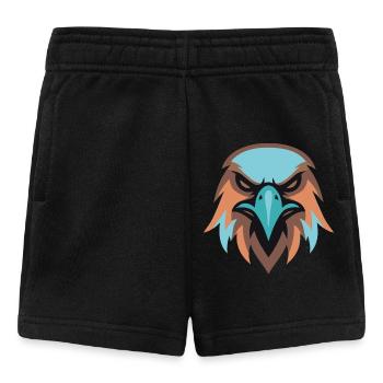 Adlerkopf Turquoise Braun - Baby Shorts - Schwarz - Vorne