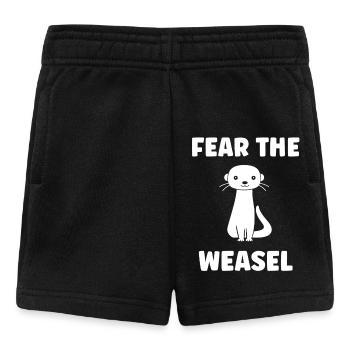 Fear the Weasel - Baby Shorts - black - Front