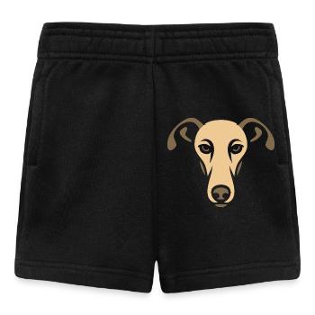 Windhund, Galgo - Baby Shorts - Schwarz - Vorne