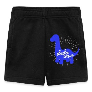 Conception du slogan drôle de dinosaure Daddysaurus Rex - Short Bébé - noir - Devant