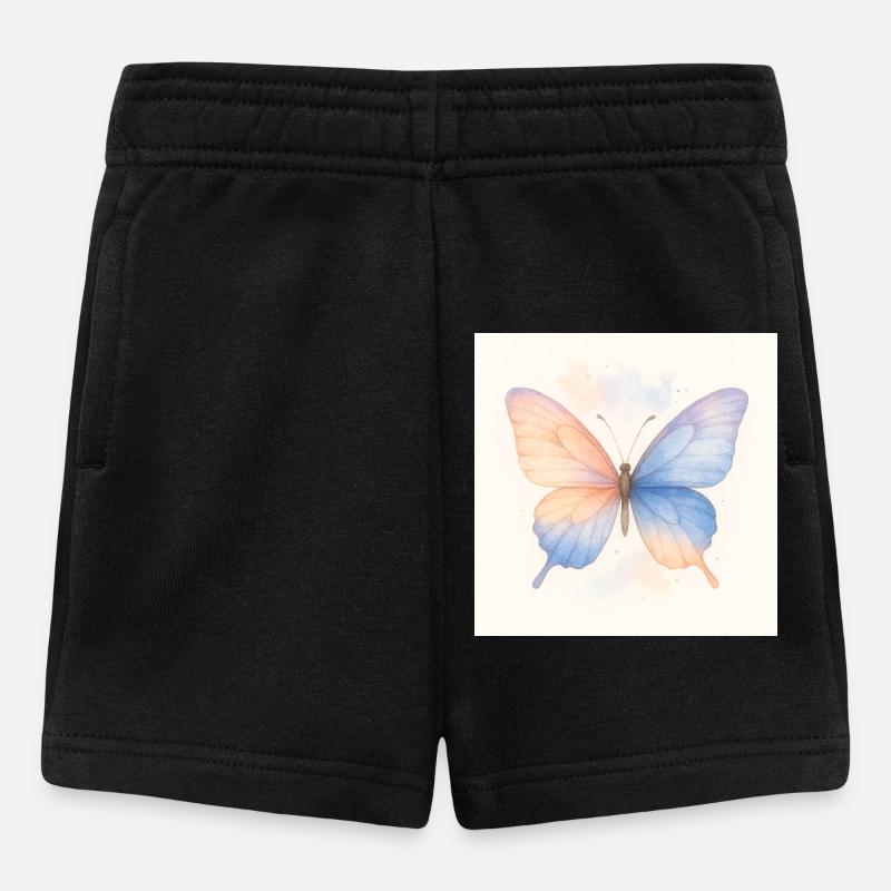 Papillon - Short Bébé - noir
