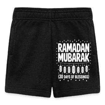 Ramadan Month Happy Mubarak Boys Kids Youth Islam - Baby Shorts - black - Front