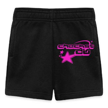 Étoile de Caisse Néon - Short Bébé - noir - Devant