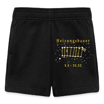 Plumber Plumber Heating Engineer Zodiac Sign - Baby Shorts - black - Front