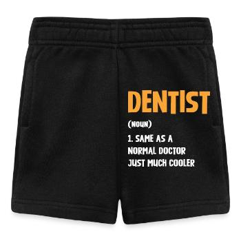 Typographie de l’humour dentaire - Short Bébé - noir - Devant
