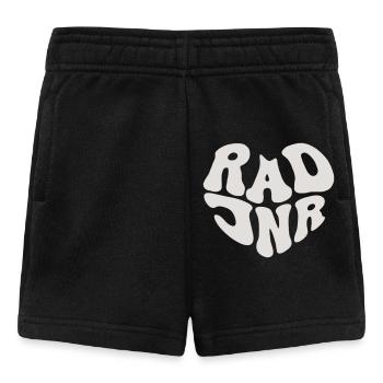 Rad Junior – Retro Heart (Custom Color) - Baby Shorts - Schwarz - Vorne