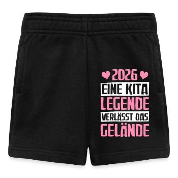 Eine Kita Legende Kita Abgänger 2026 - Baby Shorts - Schwarz - Vorne