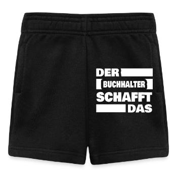 Buchhalter - Baby Shorts - Schwarz - Vorne