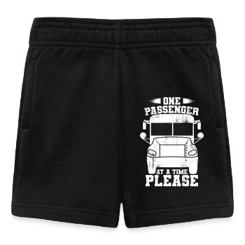 One Passenger at a Time Please - Baby Shorts - Schwarz - Vorne