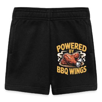 Chicken Wings Lustiges Essen Humor - Baby Shorts - Schwarz - Vorne