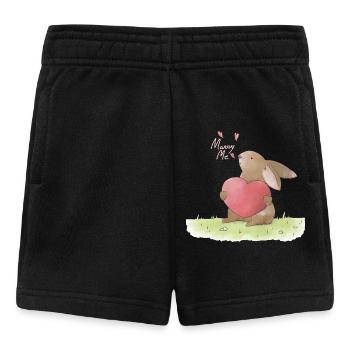 Illustration de demande en mariage : Demande en mariage - Short Bébé - noir - Devant