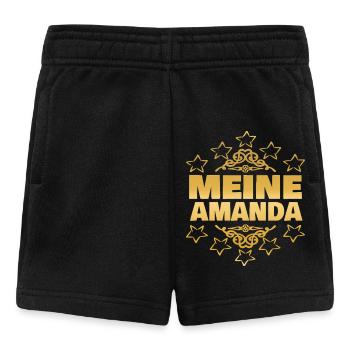 Amanda en épouse - Short Bébé - noir - Devant