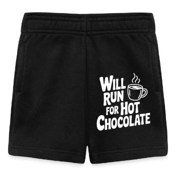 Courra pour le chocolat chaud - Short Bébé - noir - Devant