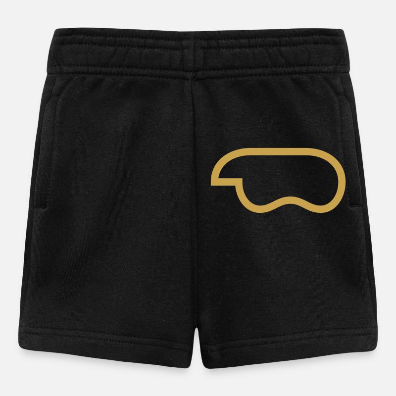 Controller Outline Gold - Baby Shorts - black