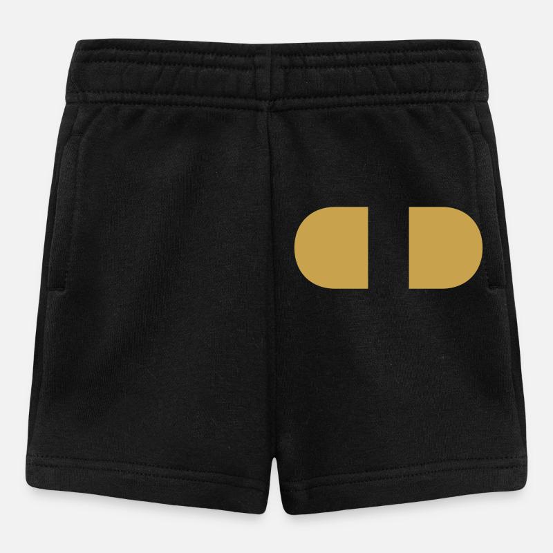 controller-split-gold - Baby Shorts - Schwarz