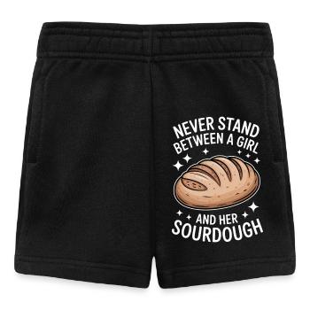 Sourdough Sayings Bread Funny Sourdough Gift - Baby Shorts - black - Front