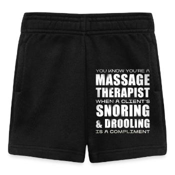 Massage Therapist Humor Saying - Baby Shorts - black - Front