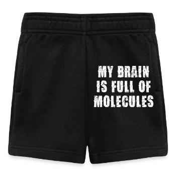 Un cerveau plein de molécules - Short Bébé - noir - Devant