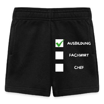 AZUBI (Fachwirt) Checkliste - Baby Shorts - Schwarz - Vorne