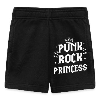 punk rock princesse bébé Rock fille - Short Bébé - noir - Devant