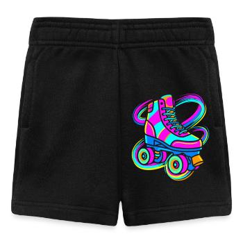 Rollschuh - Baby Shorts - Schwarz - Vorne