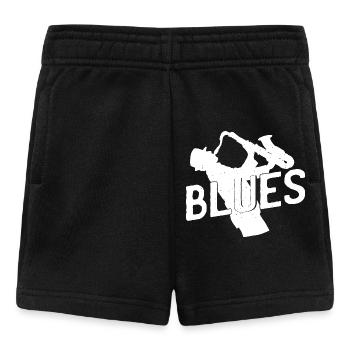 Saxophonist mit Blues – Cooles Saxophon Design für - Baby Shorts - Schwarz - Vorne