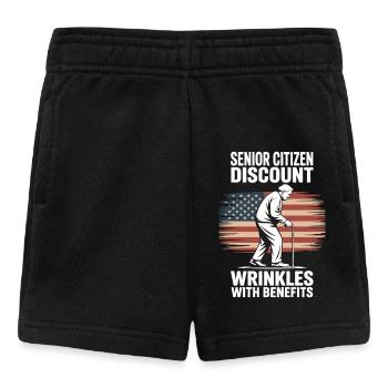 Senior Discount Ruhestand Humor - Baby Shorts - Schwarz - Vorne