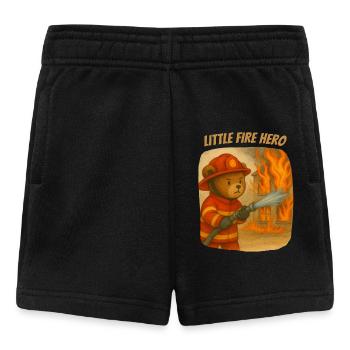 Little Firefighter - Baby Shorts - black - Front