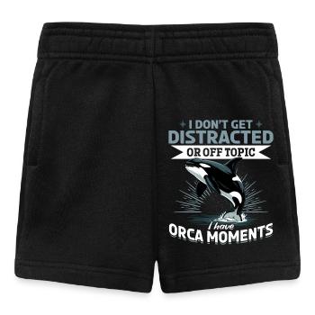Funny Orca - Baby Shorts - black - Front