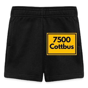 RETRO PLZ 7500 COTTBUS, OST DDR POWER. GIFT - Baby Shorts - black - Front