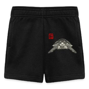 Turtle Asian - Baby Shorts - black - Front