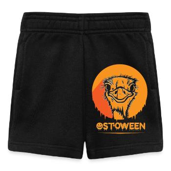 Safari Afrika serengeti wildlife halloween Strauß - Baby Shorts - Schwarz - Vorne