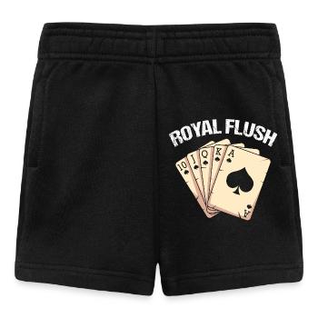 Playing Card Game of Spades - Baby Shorts - black - Front