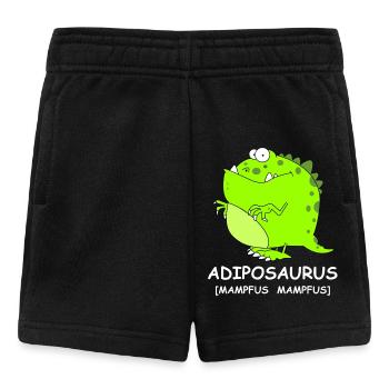 Adiposaursus Dino Comic - Baby Shorts - black - Front