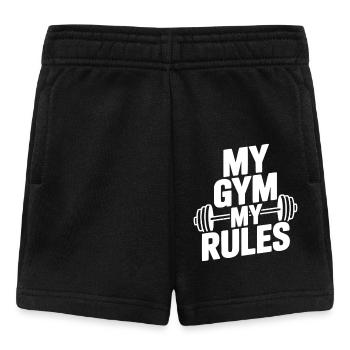 Mein Fitnessstudio Meine Regeln - Baby Shorts - Schwarz - Vorne