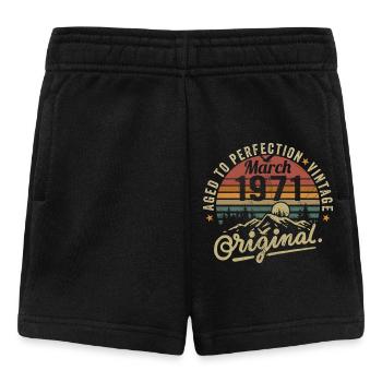 March 1971 - Baby Shorts - black - Front