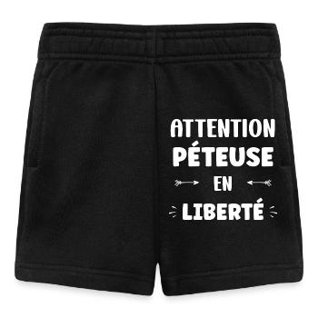 Attention Petuous Freedom - Baby Shorts - black - Front