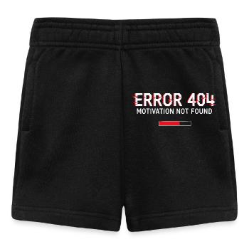 Fehler 404 Motivation - Baby Shorts - Schwarz - Vorne
