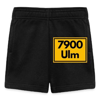 ANCIEN CODE POSTAL RETRO 7900 ULM MÜNSTERSTADT - Short Bébé - noir - Devant