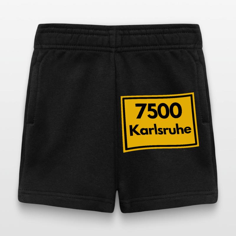 OLD POSTCODE ZIP CODE 7500 KARLSRUHE FÄCHERSTADT Baby Shorts