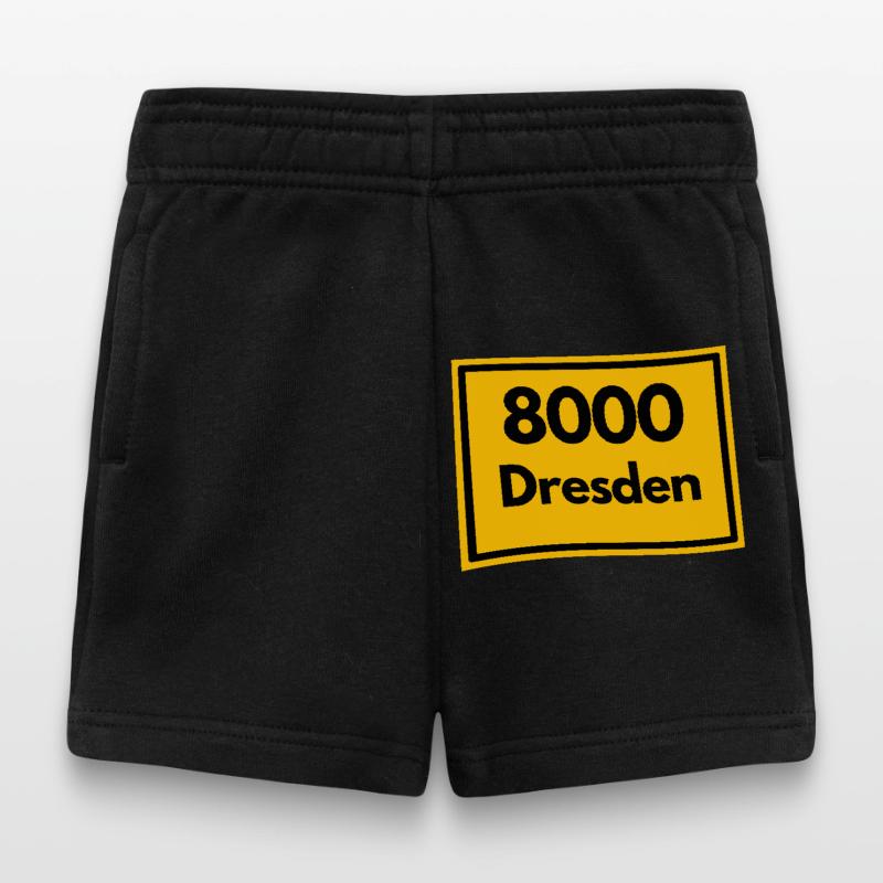 OLD POSTCODE POSTCODE RETRO 8000 DRESDEN ELBE Baby Shorts