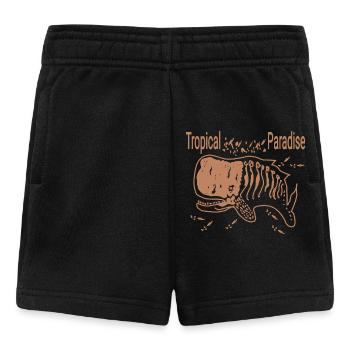 Whale - Baby Shorts - black - Front