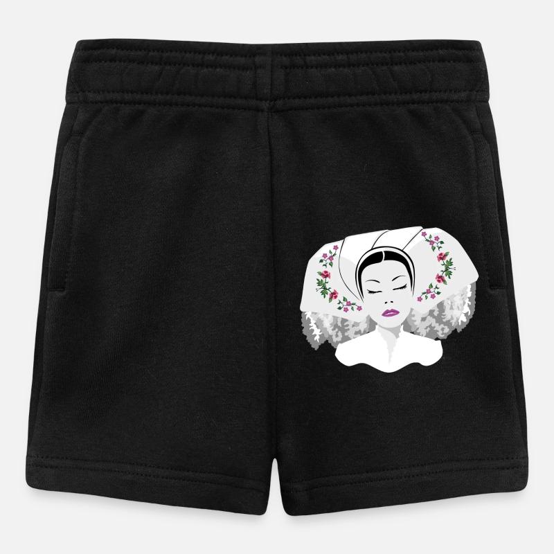 DELNJOSERBOWKA - sombre - Short Bébé - noir