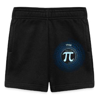 Pi Inventor | William Jones 1706 Numéro du cercle - Short Bébé - noir - Devant