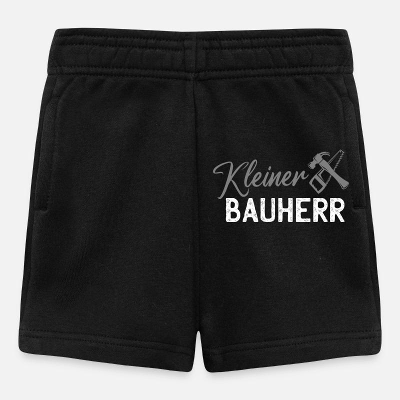 Small Builder Tool Design - Baby Shorts - black